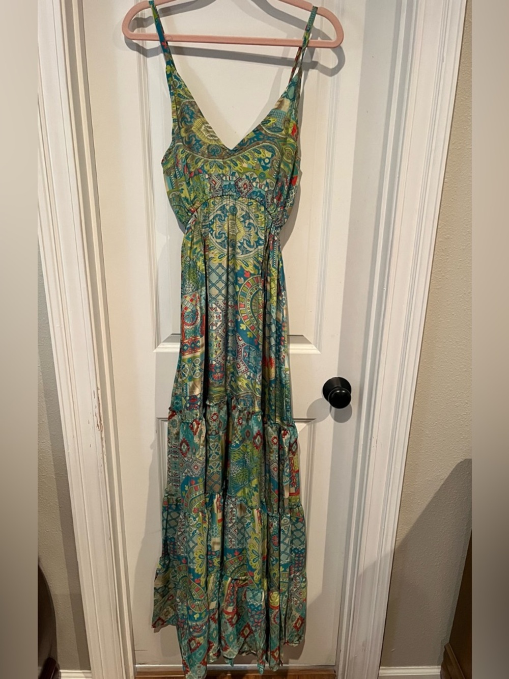 Rhea Maxi Dress with Spaghetti Straps (see sizing info) - Picture 2 of 8